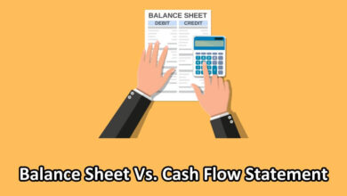 balance sheet vs cash flow statement illustration
