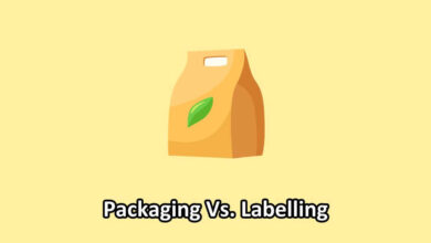 packaging vs labelling designed