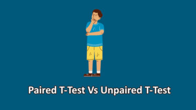 paired vs unpaired t-test
