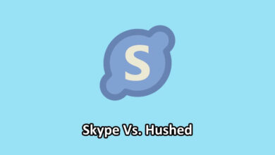 skype vs hushed illustration