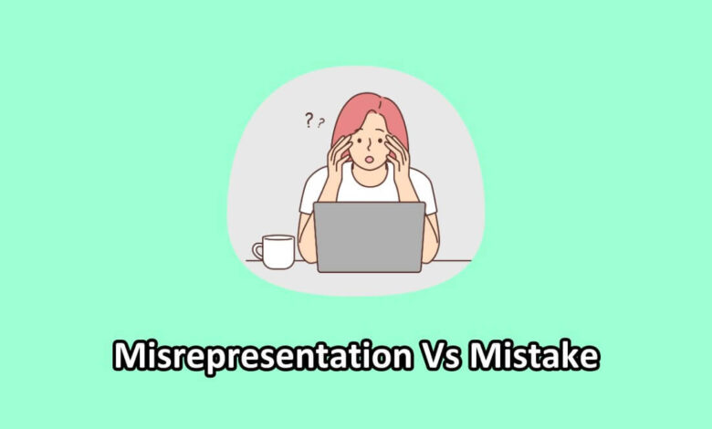 misrepresentation vs mistake illustration