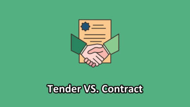 tender vs contract illustration