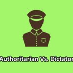 authoritarian vs dictator illustration
