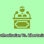 authoritarian vs libertarian illustration