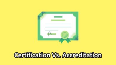 certification vs accreditation illustration