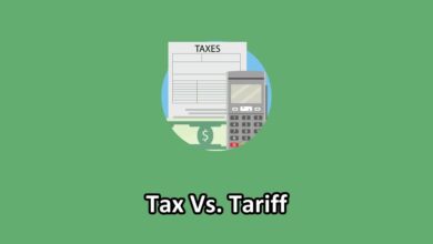 tax vs tariff illustration